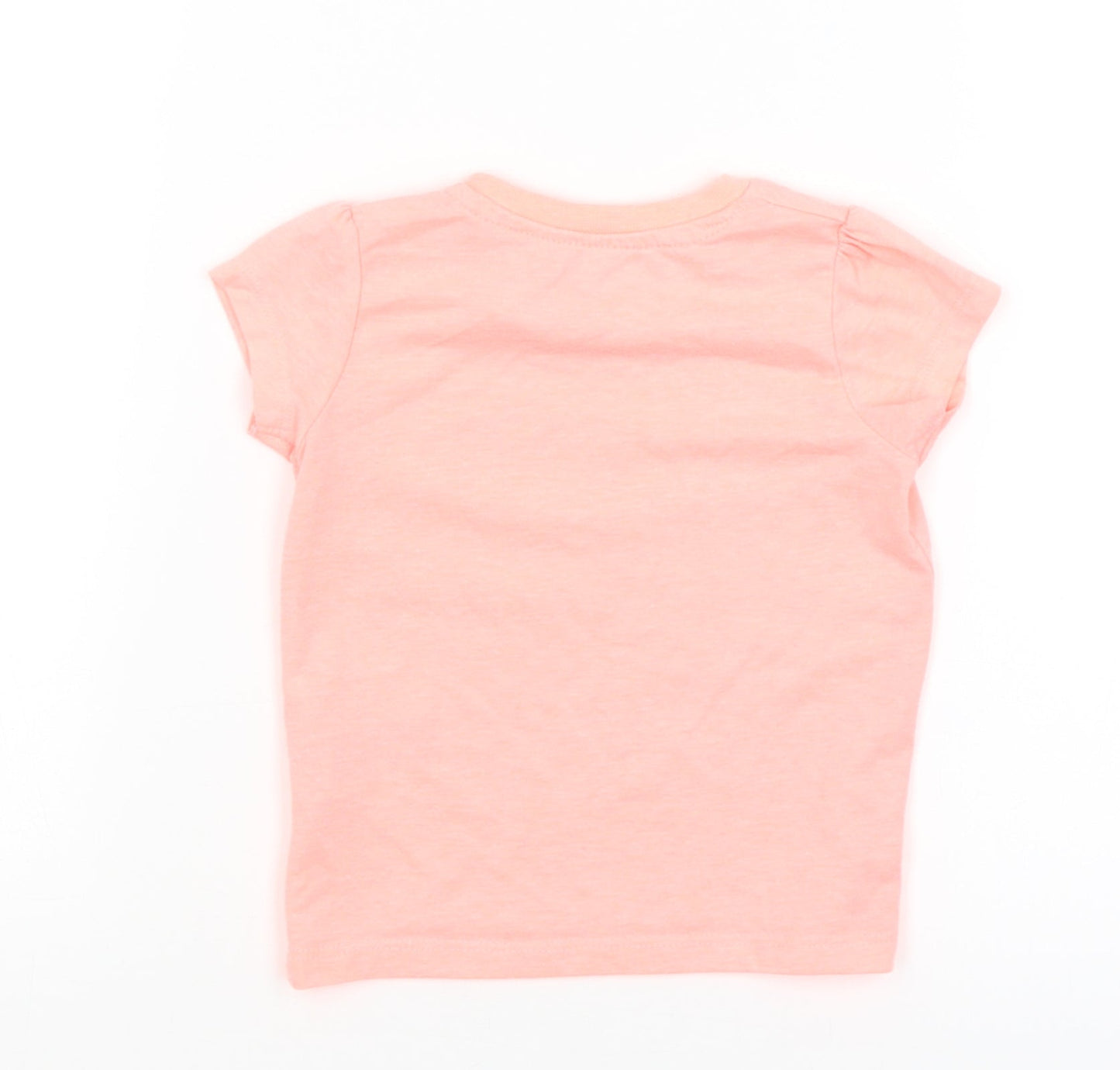 Primark Baby Orange   Basic T-Shirt Size 6-9 Months  - Mini Boss