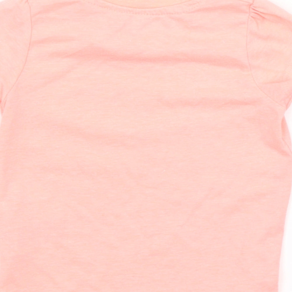 Primark Baby Orange   Basic T-Shirt Size 6-9 Months  - Mini Boss