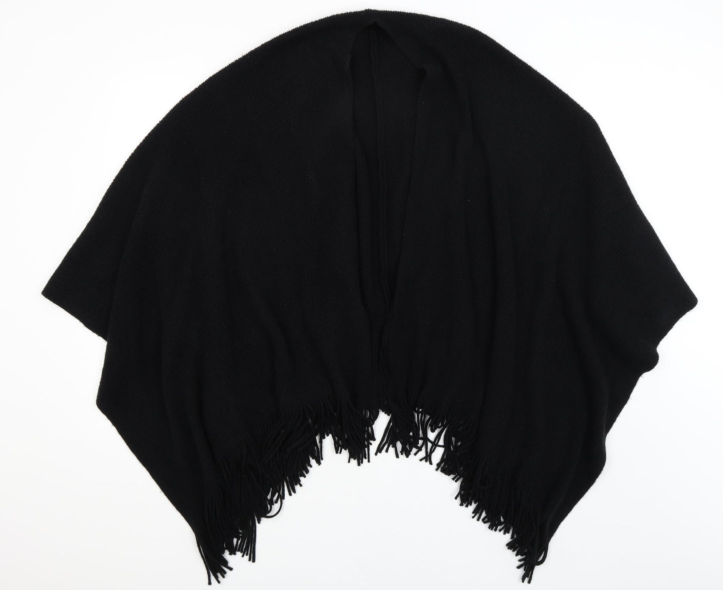 Preworn Womens Black    Shawl/Wrap