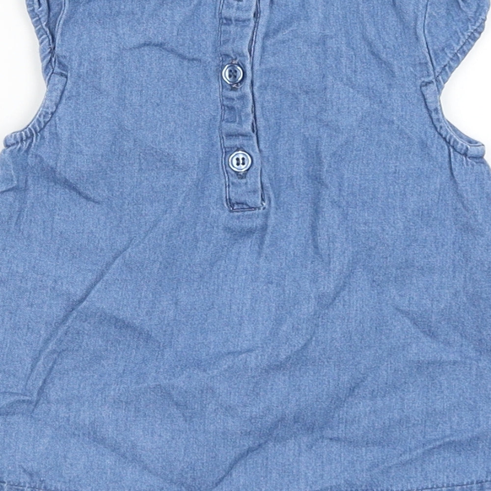 George Baby Blue   A-Line  Size 3-6 Months