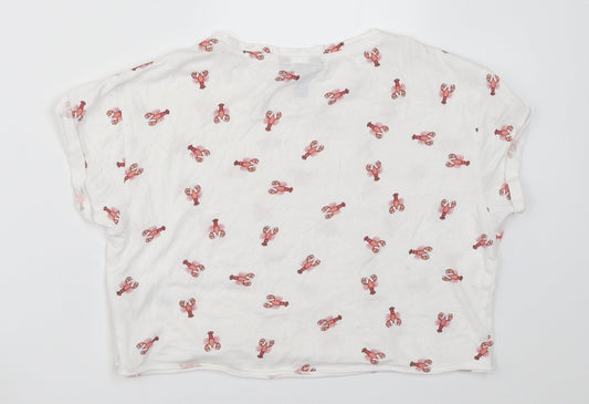 New Look Girls White   Basic T-Shirt Size 12-13 Years