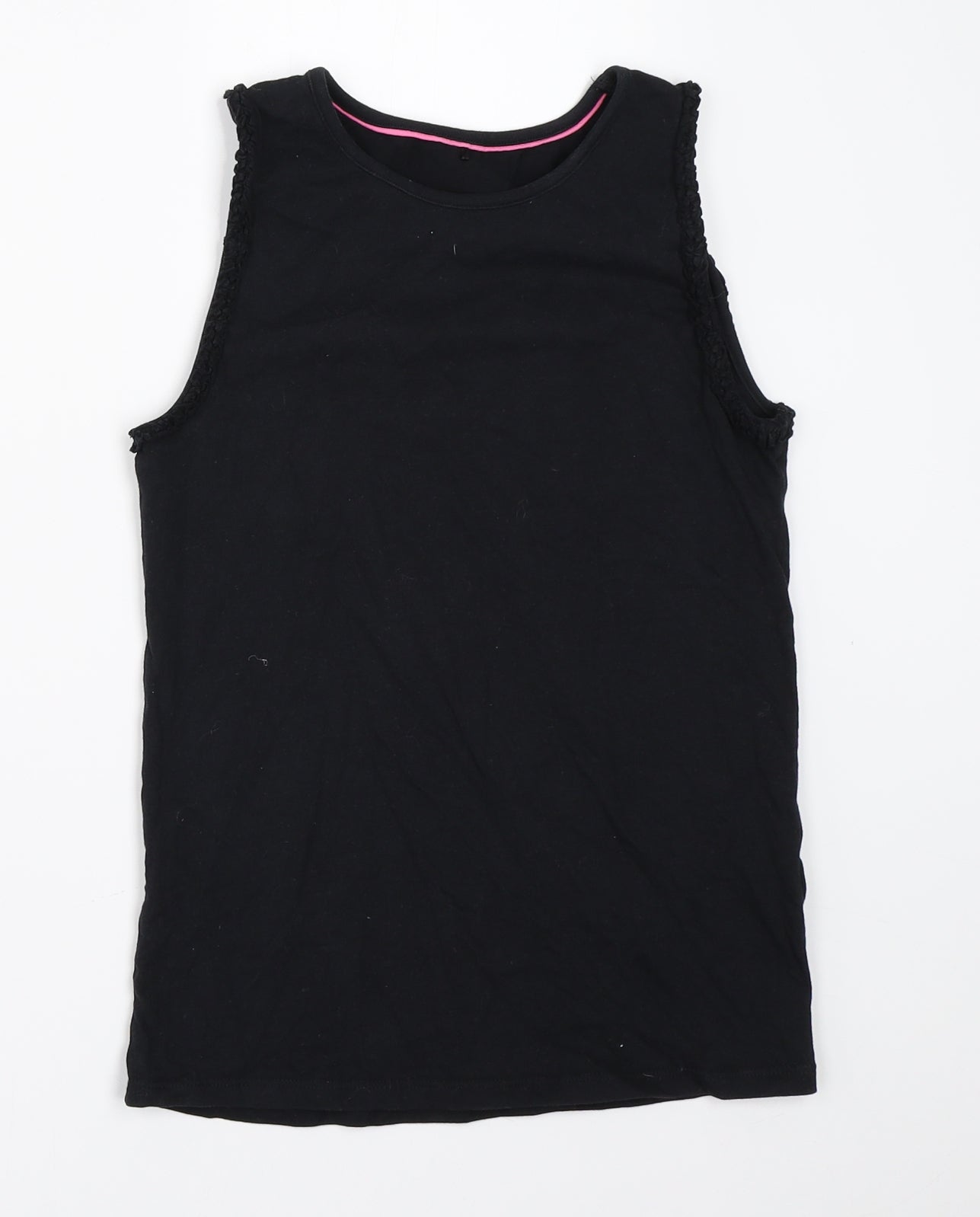 George Girls Black   Basic Tank Size 11-12 Years