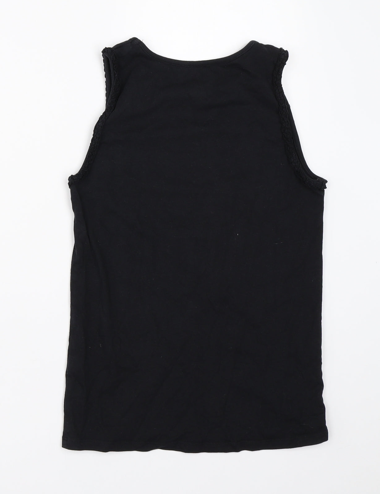 George Girls Black   Basic Tank Size 11-12 Years