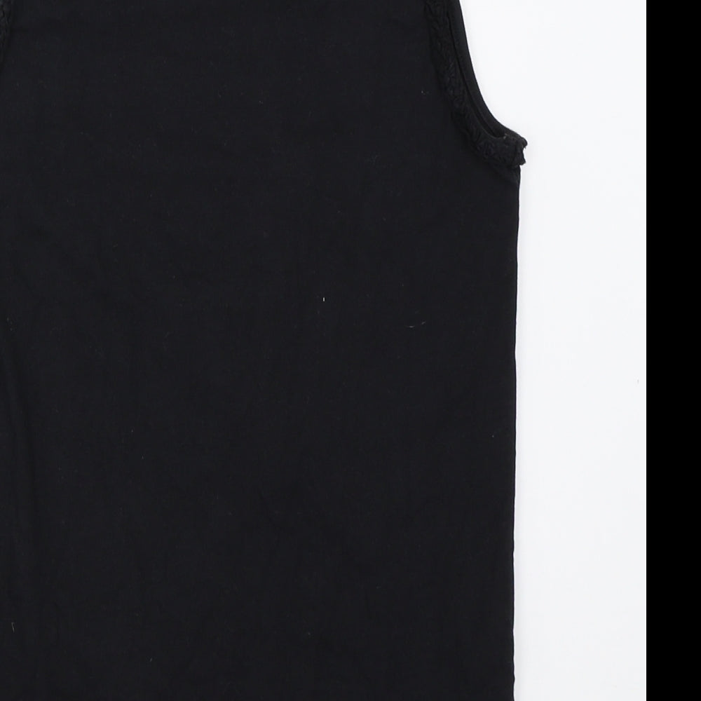 George Girls Black   Basic Tank Size 11-12 Years