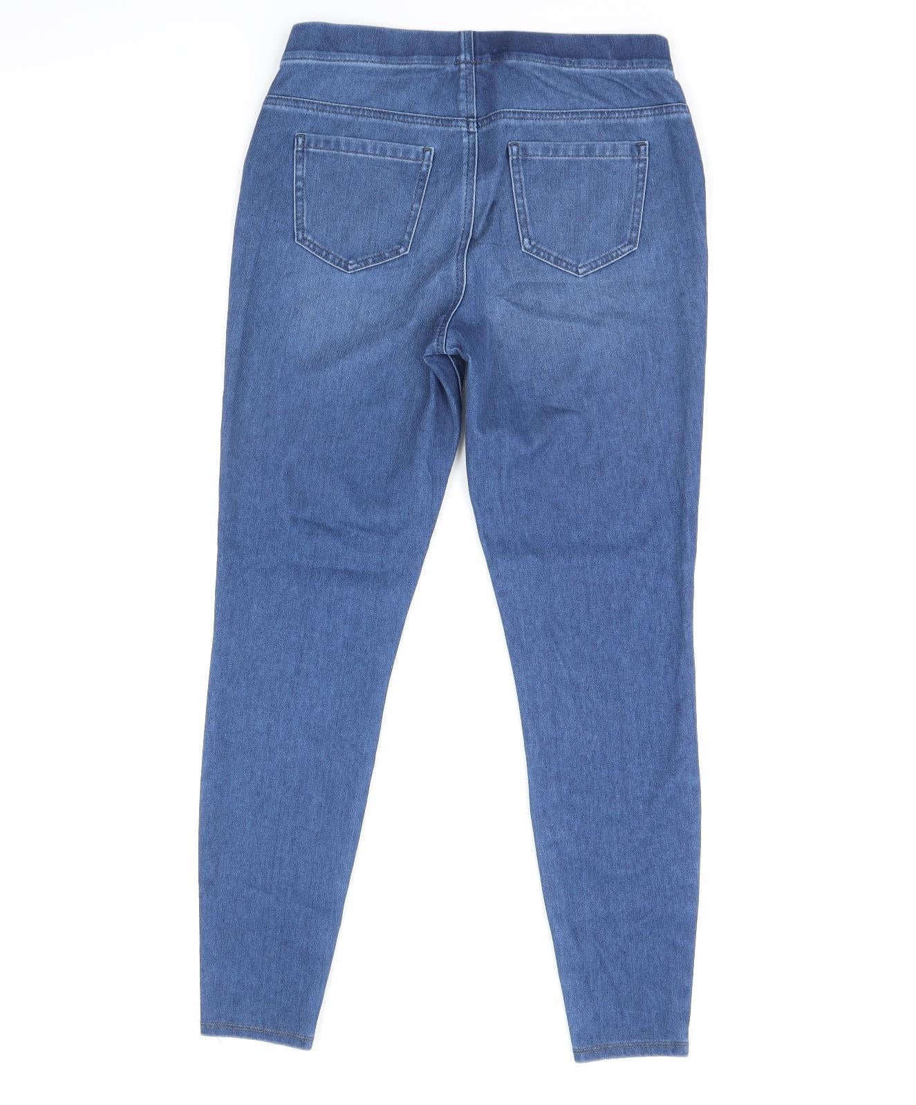 Preworn Womens Blue  Denim Skinny Jeans Size 30 in L29 in
