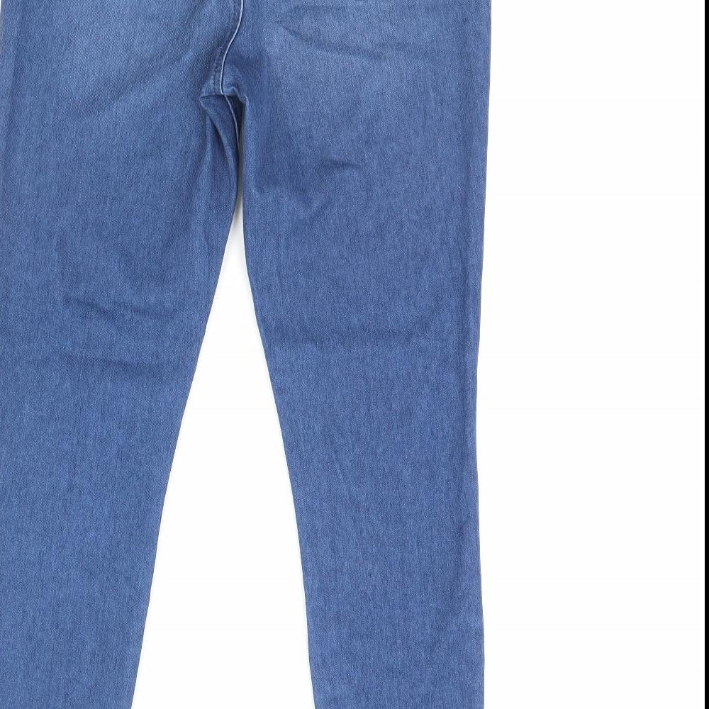 Preworn Womens Blue  Denim Skinny Jeans Size 30 in L29 in