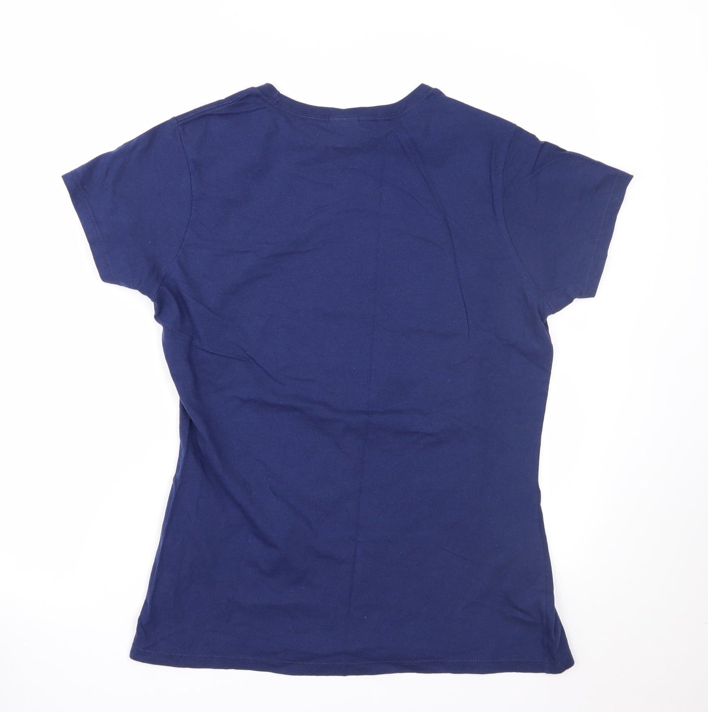 Port & Company Womens Blue   Basic T-Shirt Size M