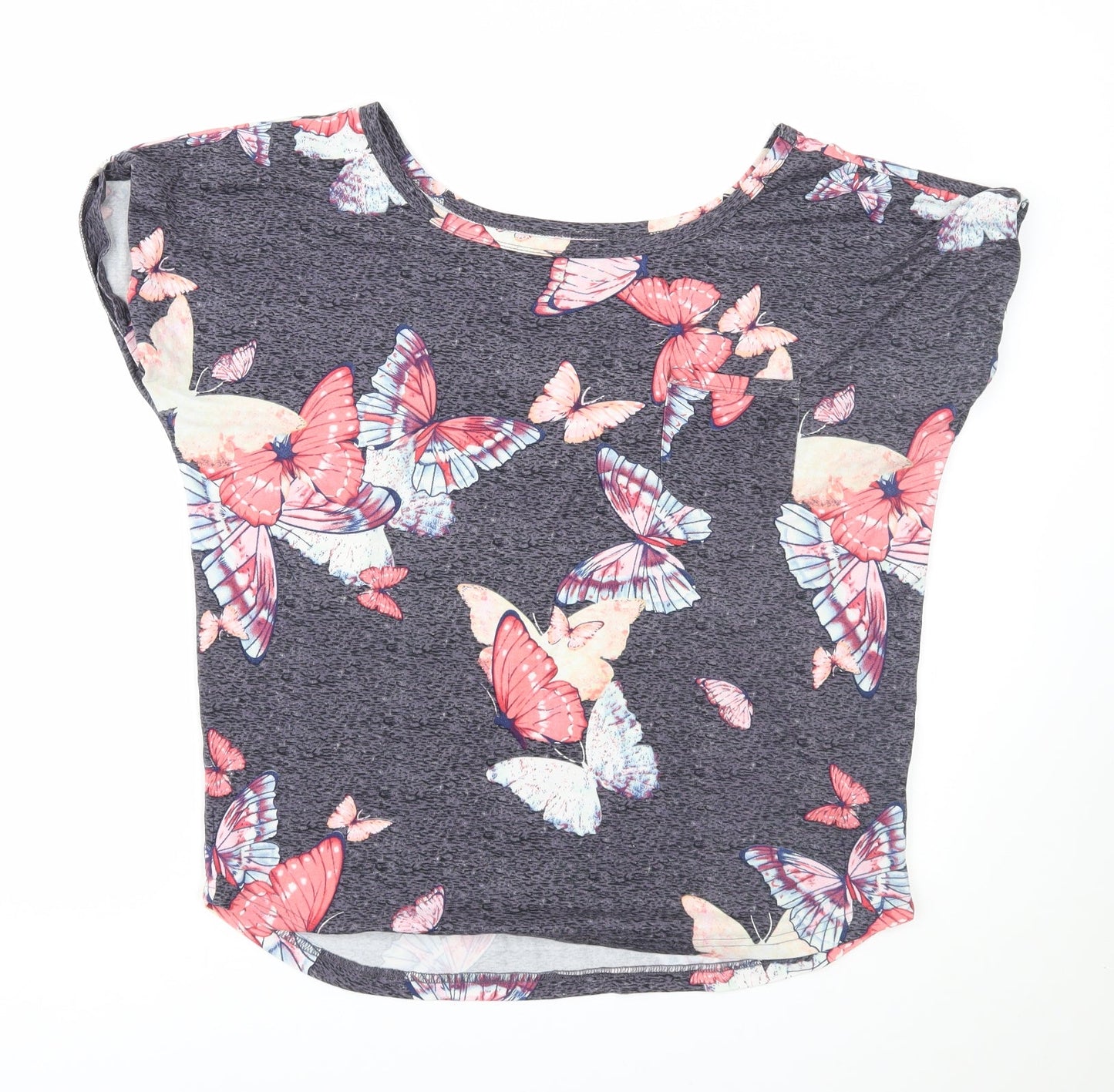 Peacocks Womens Blue   Basic T-Shirt Size 12