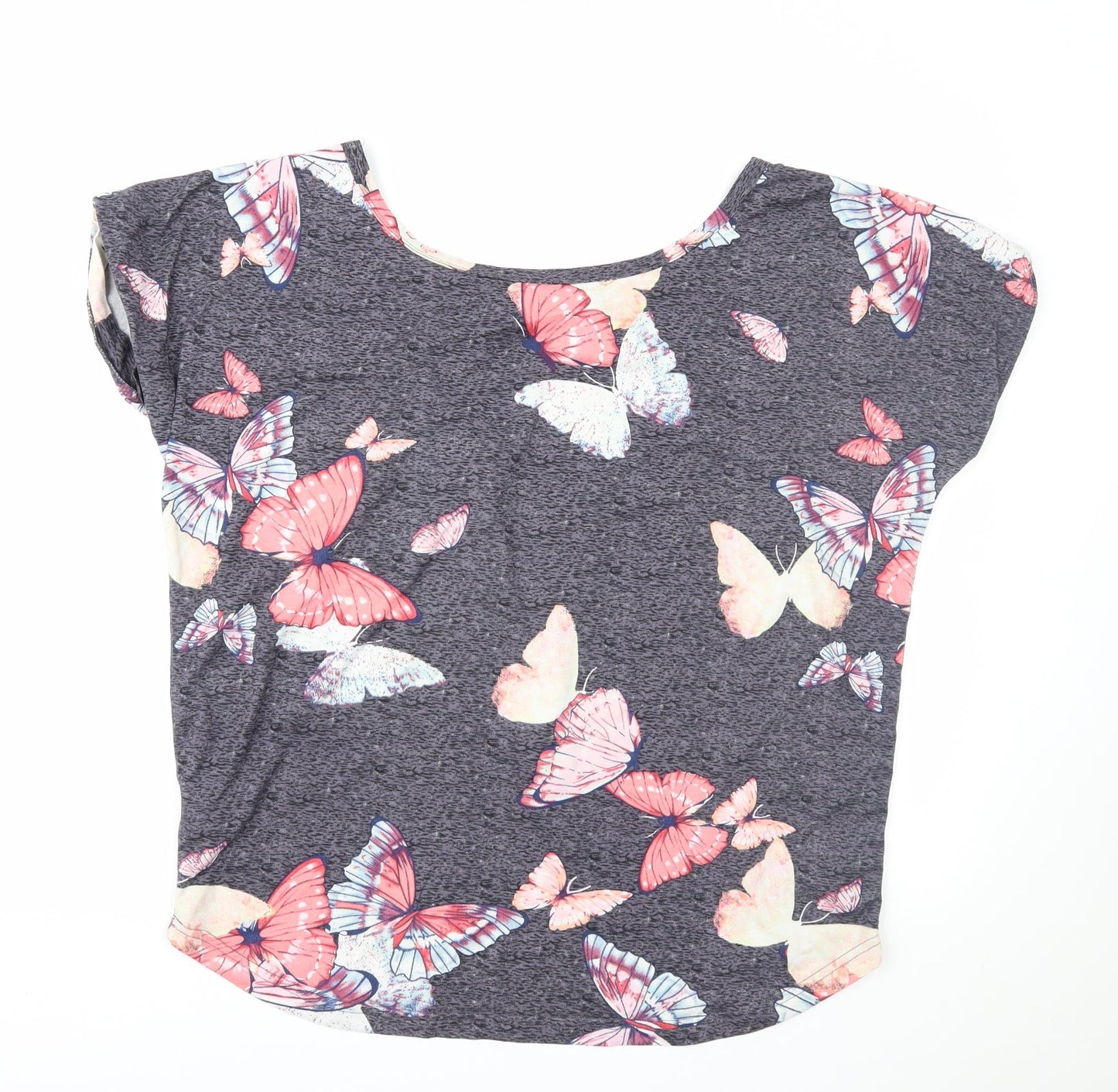Peacocks Womens Blue   Basic T-Shirt Size 12