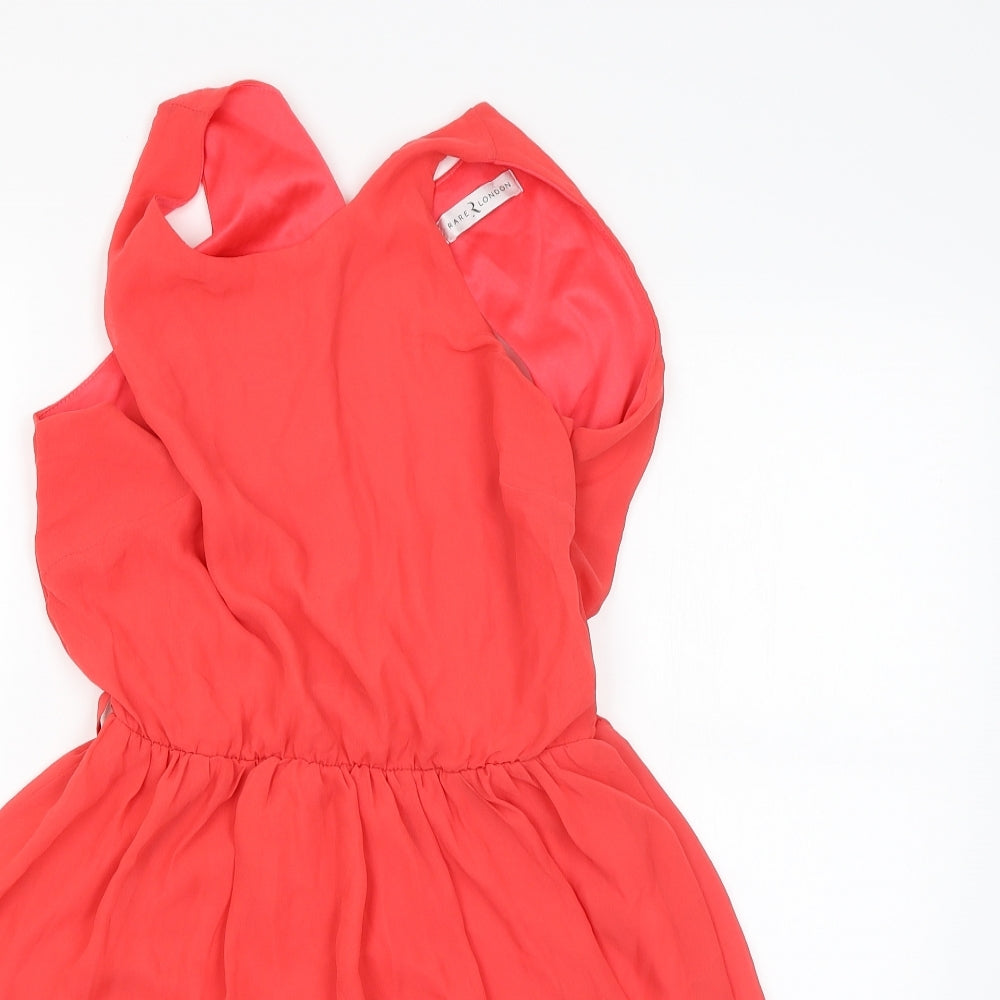 Rare London Womens Red   Tank Dress  Size 12