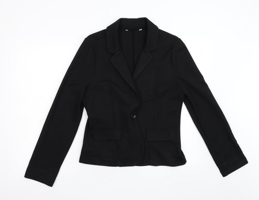 Preworn Womens Black   Jacket Blazer Size S