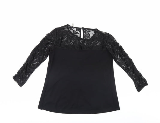 ASOS Womens Black   Basic Blouse Size 10
