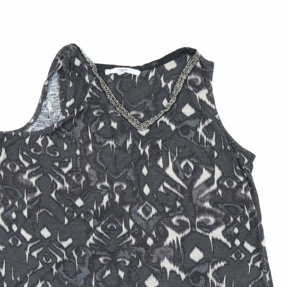 NEXT Womens Multicoloured Animal Print  Tunic Blouse Size 12
