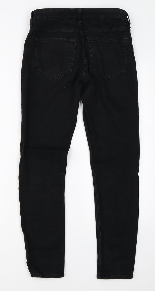 Preworn Mens Black  Denim Skinny Jeans Size 27 L27 in