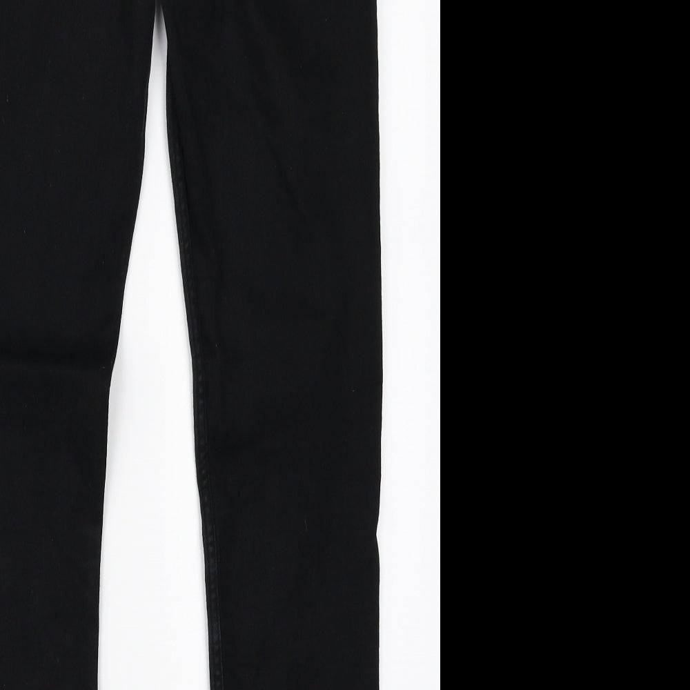 Preworn Mens Black  Denim Skinny Jeans Size 27 L27 in