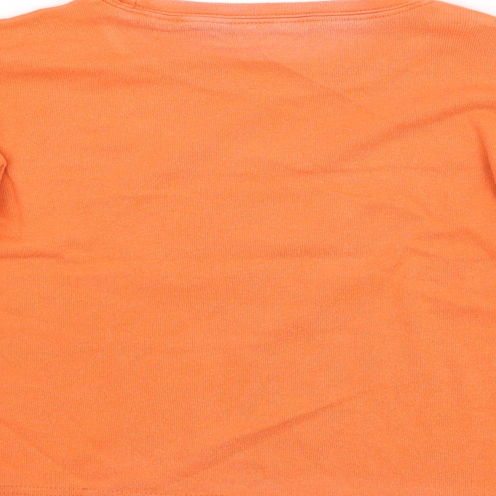 Preworn Boys Orange   Pullover T-Shirt