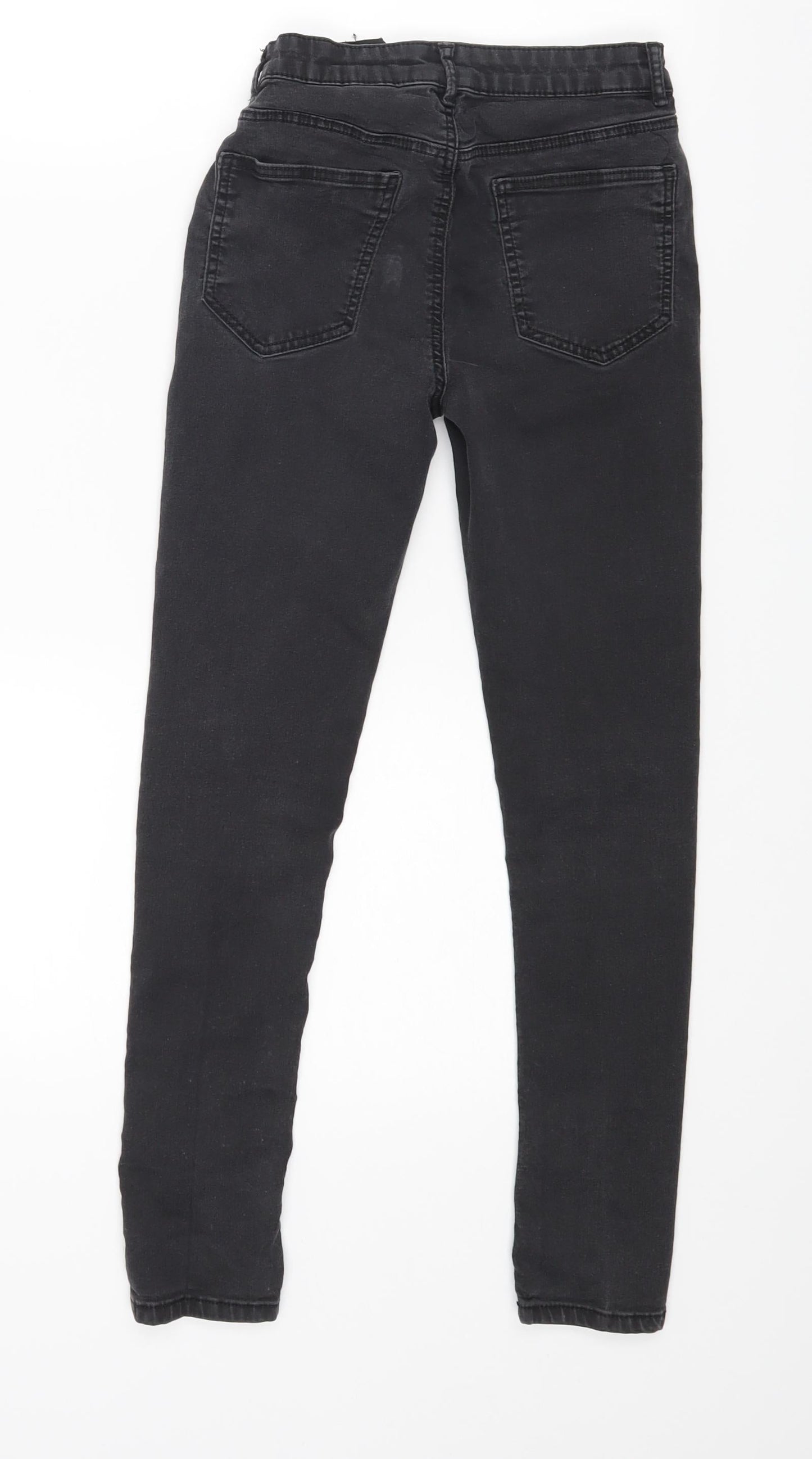 H&M Girls Black   Skinny Jeans Size 11 Years