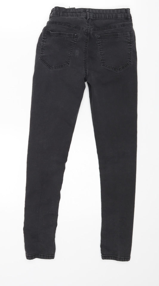 H&M Girls Black   Skinny Jeans Size 11 Years