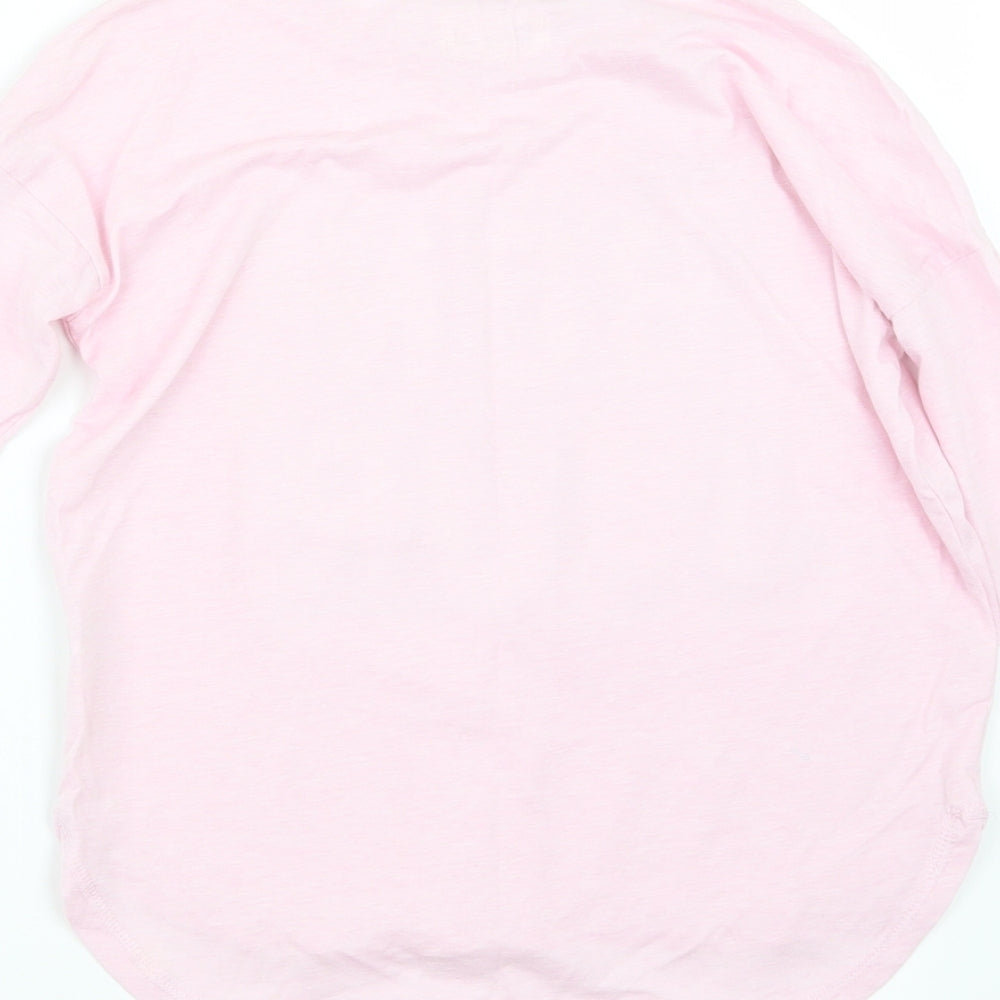 Gap Girls Pink   Basic T-Shirt Size 8 Years  - Beauty and the Beast