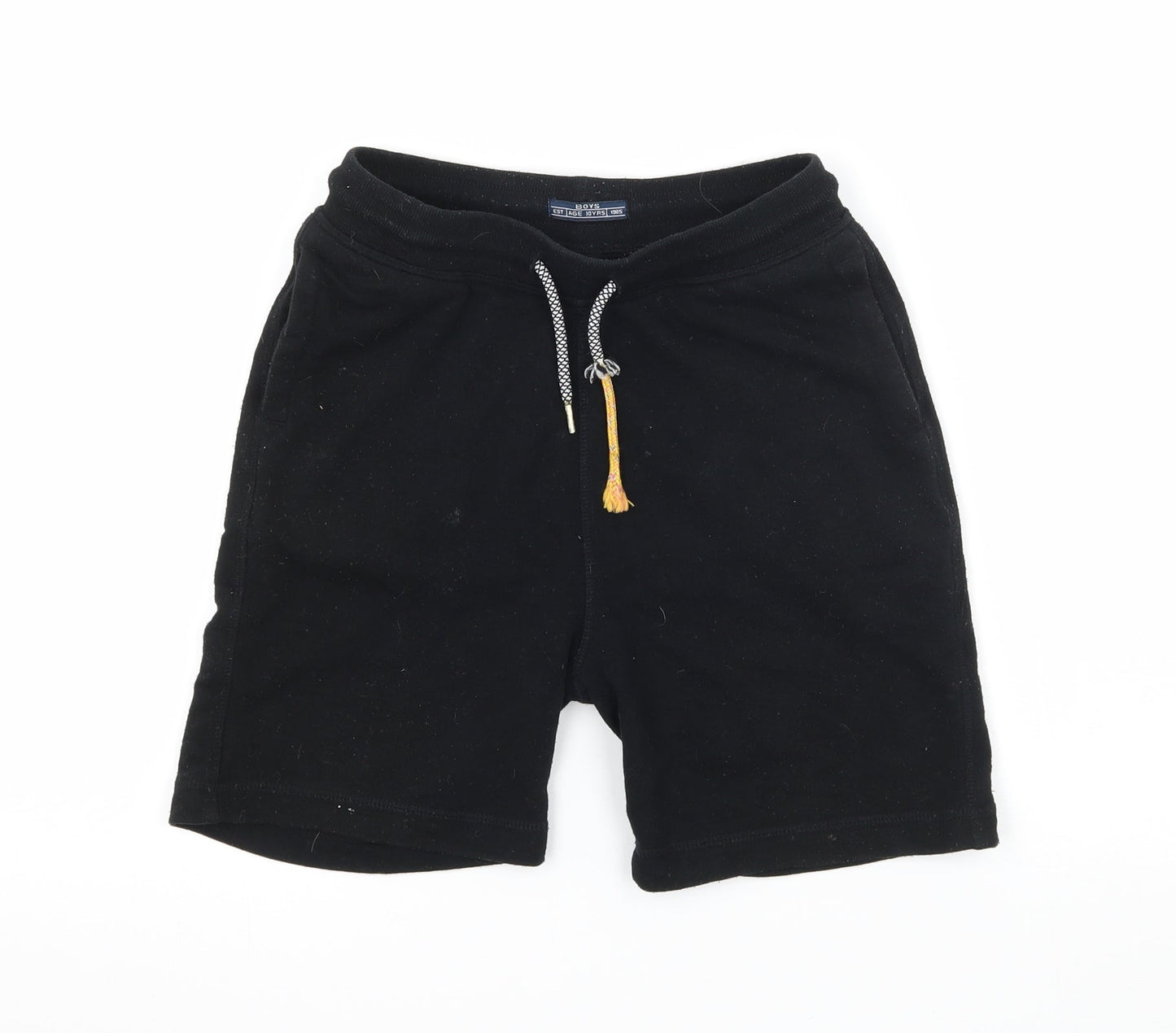 Matalan Boys Black  Jersey Sweat Shorts Size 10 Years