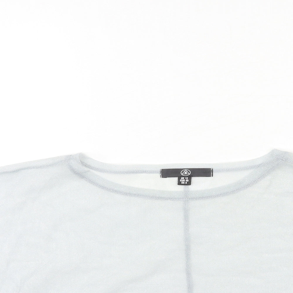 Missguided Womens Grey   Basic Blouse Size 12