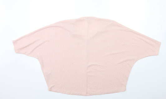 New Look Womens Pink  Knit Pullover Jumper Size S
