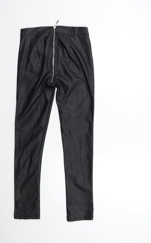 In Vogue Womens Black   Trousers  Size S L29 in