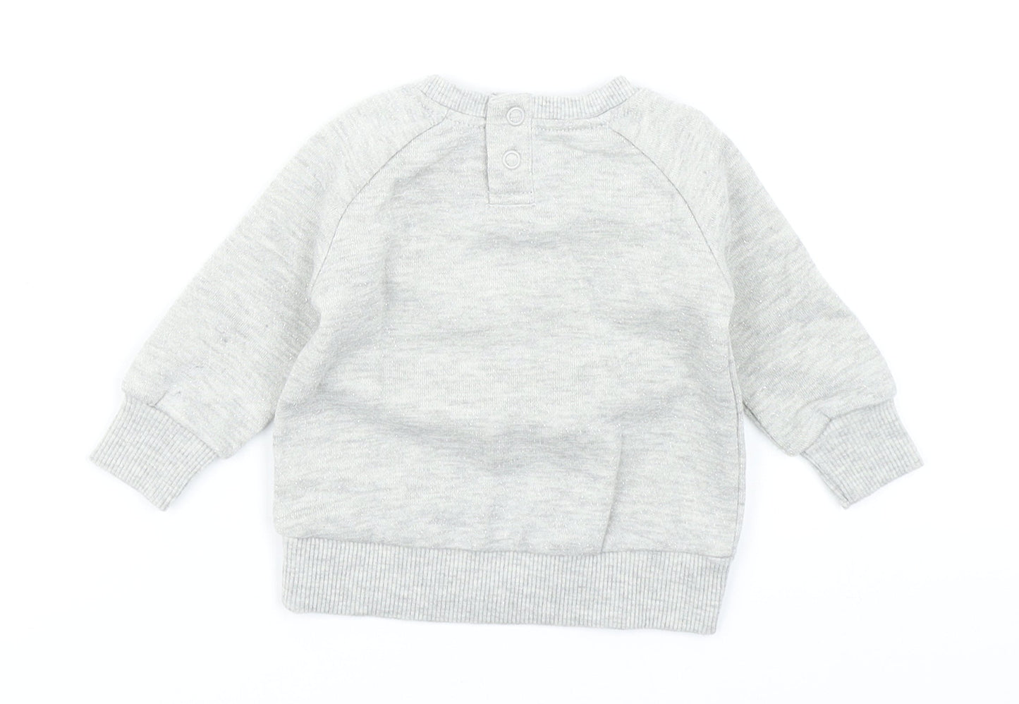 Primark Girls Grey   Basic T-Shirt Size 0-3 Months