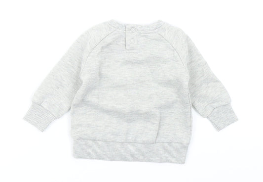 Primark Girls Grey   Basic T-Shirt Size 0-3 Months