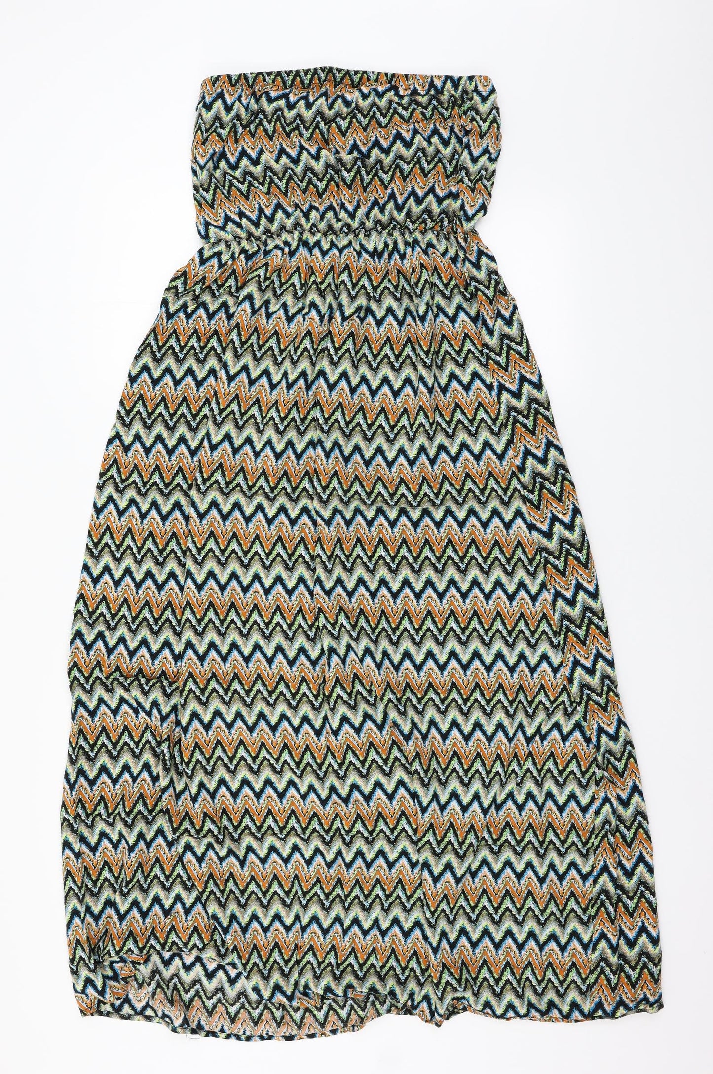 Alice & You Womens Multicoloured Striped  Fit & Flare  Size 10