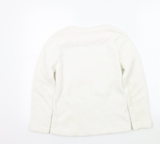 love sleep Girls White Colourblock  Top Pyjama Top Size 11-12 Years
