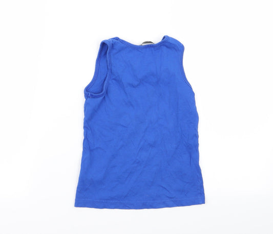 Asda George Boys Blue   Basic Tank Size 4-5 Years