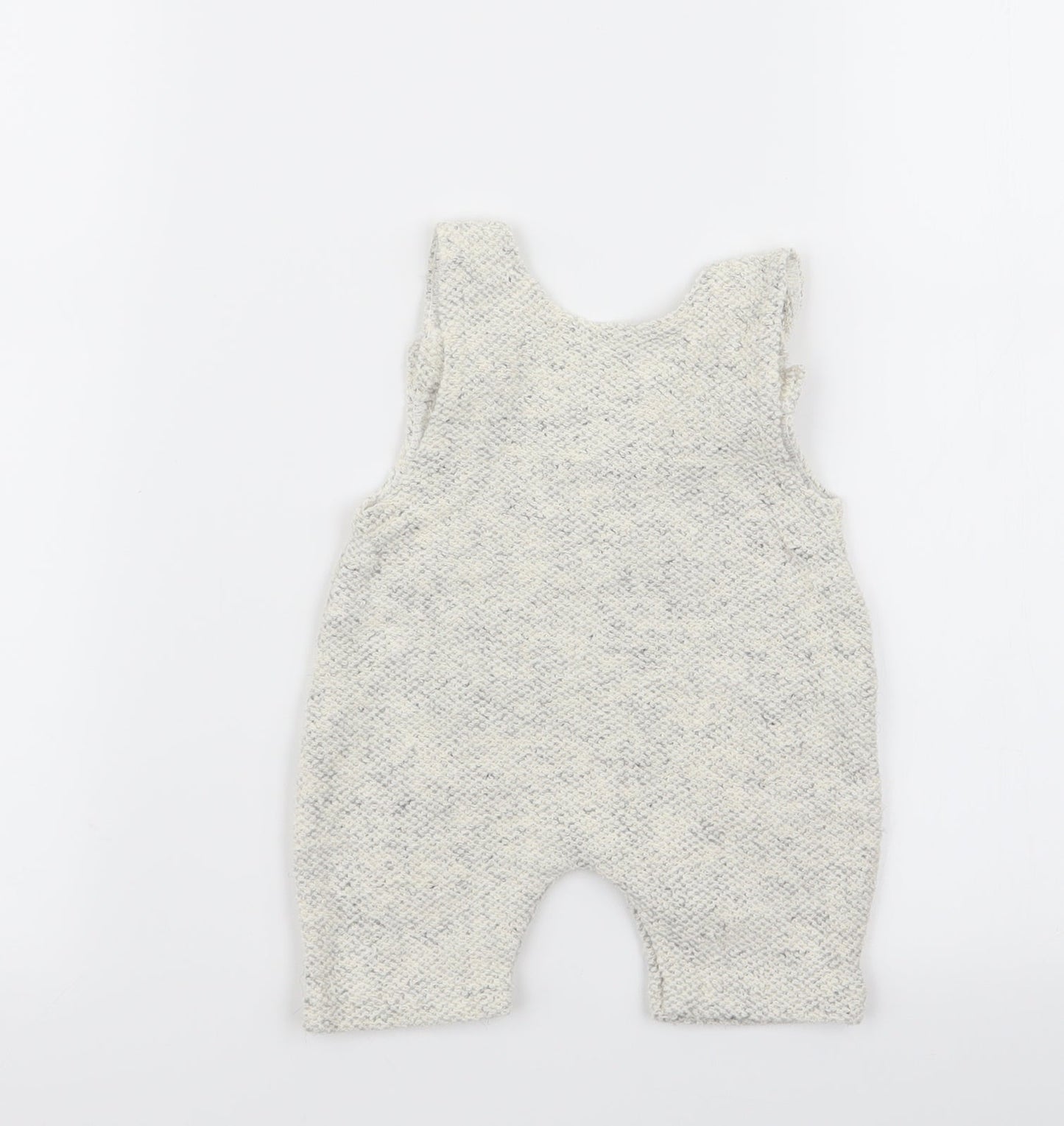Asda George Baby Beige   Dungaree One-Piece Size 0-3 Months