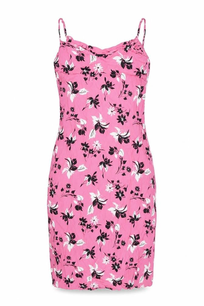 M&S Womens Pink Floral  A-Line  Size 10