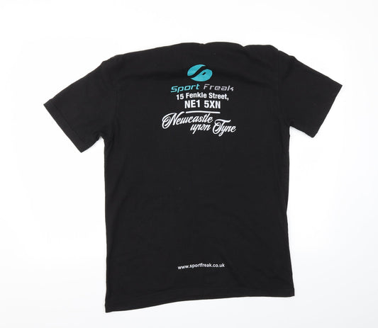 Preworn Mens Black    T-Shirt Size L