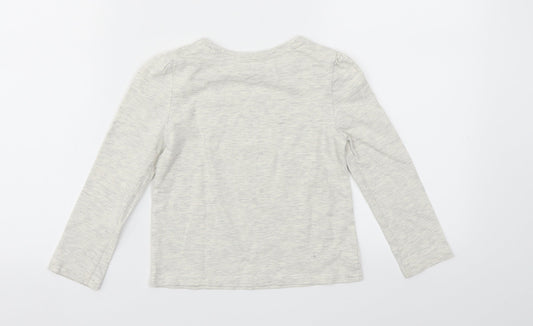 TU Girls Grey   Basic T-Shirt Size 2-3 Years