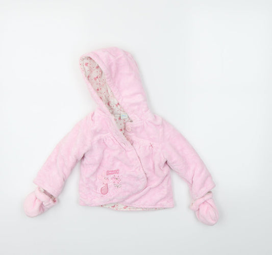 Disney Girls Pink   Jacket Coat Size 3-6 Months