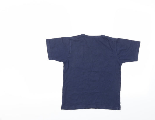 EARTH LOVER Boys Blue   Basic T-Shirt Size 7-8 Years