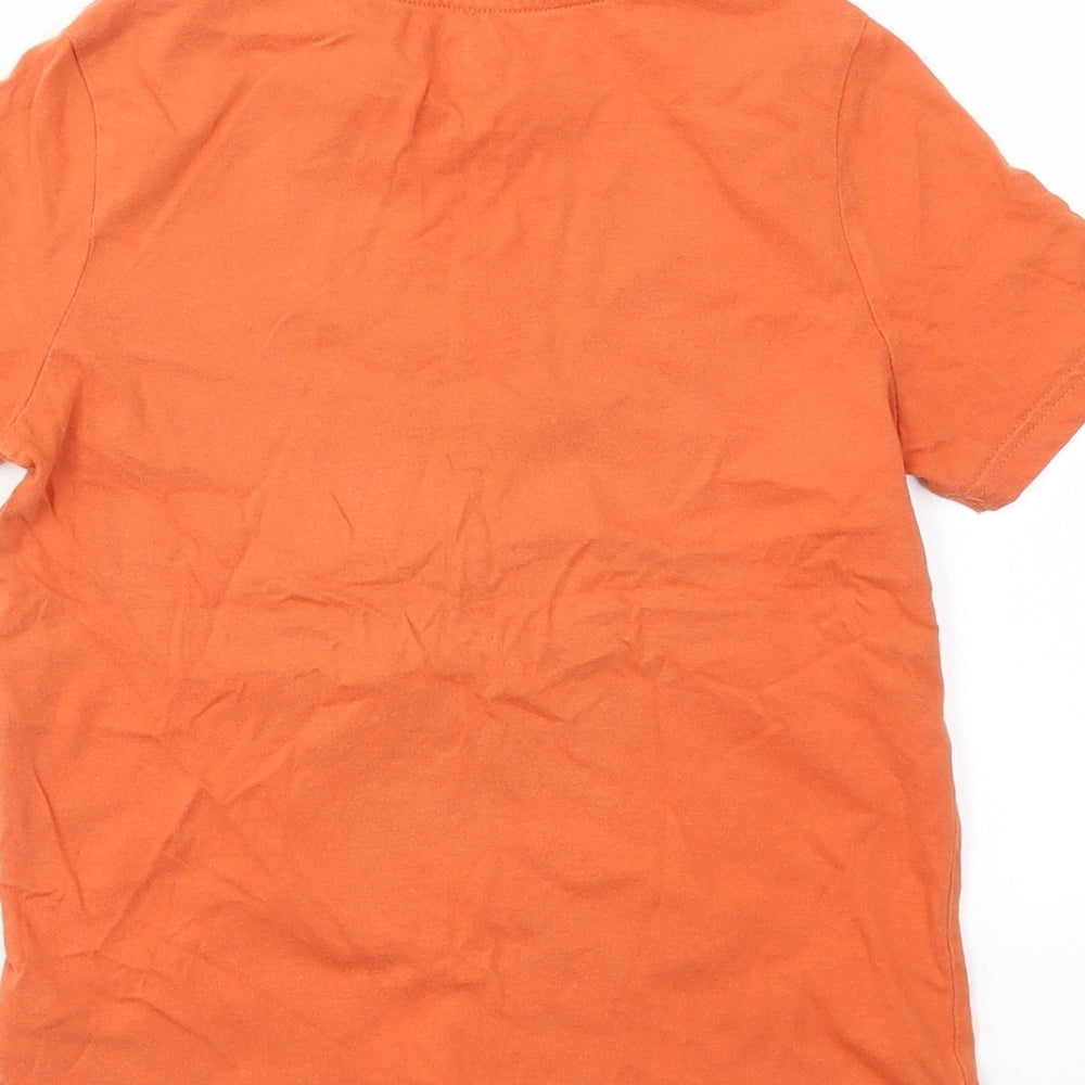 F&F Boys Orange   Basic T-Shirt Size 7-8 Years