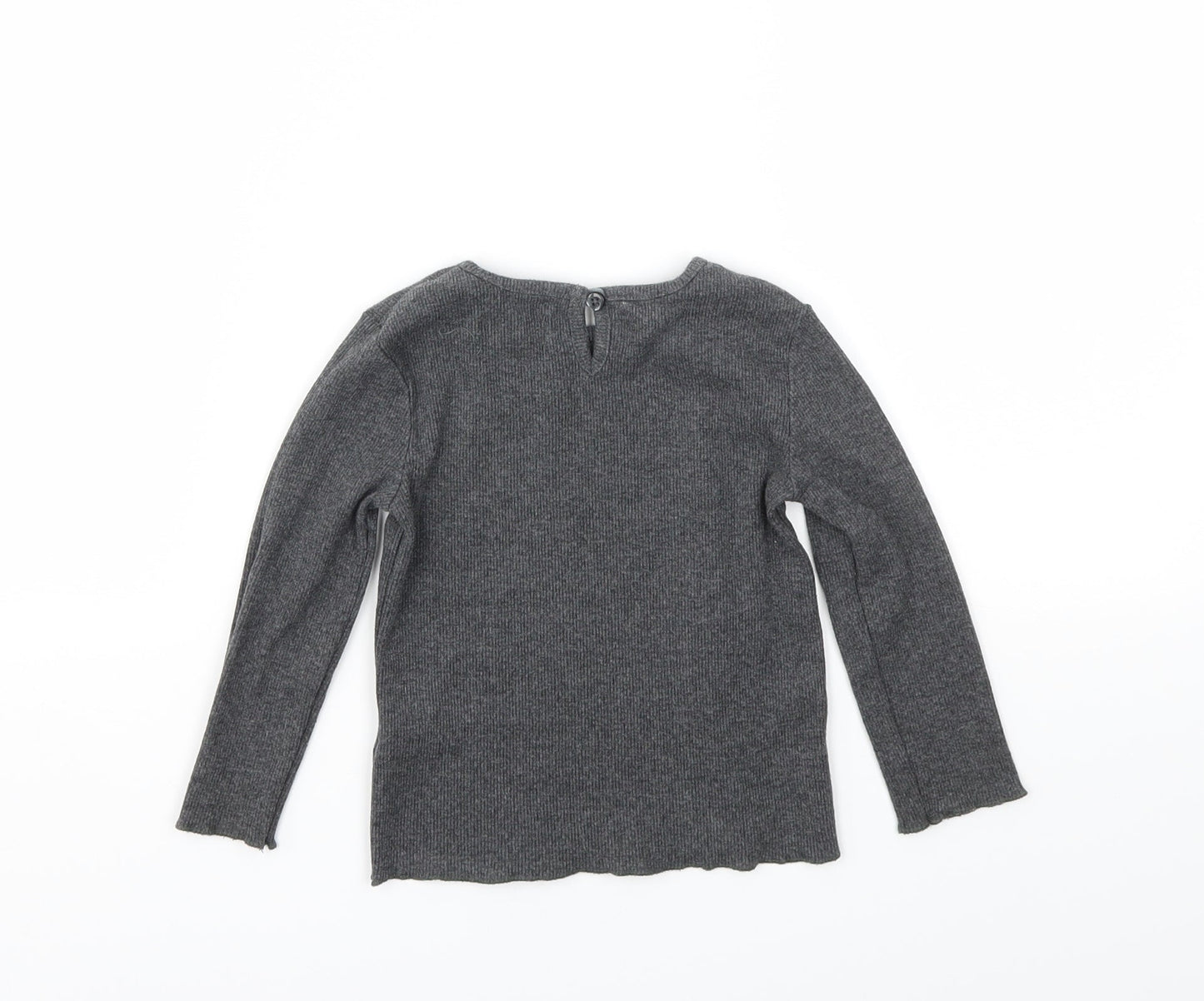 Primark Girls Grey   Basic T-Shirt Size 18-24 Months