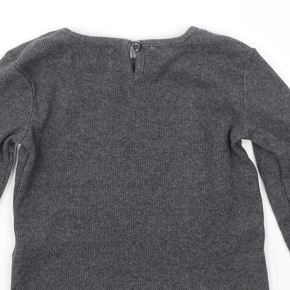Primark Girls Grey   Basic T-Shirt Size 18-24 Months