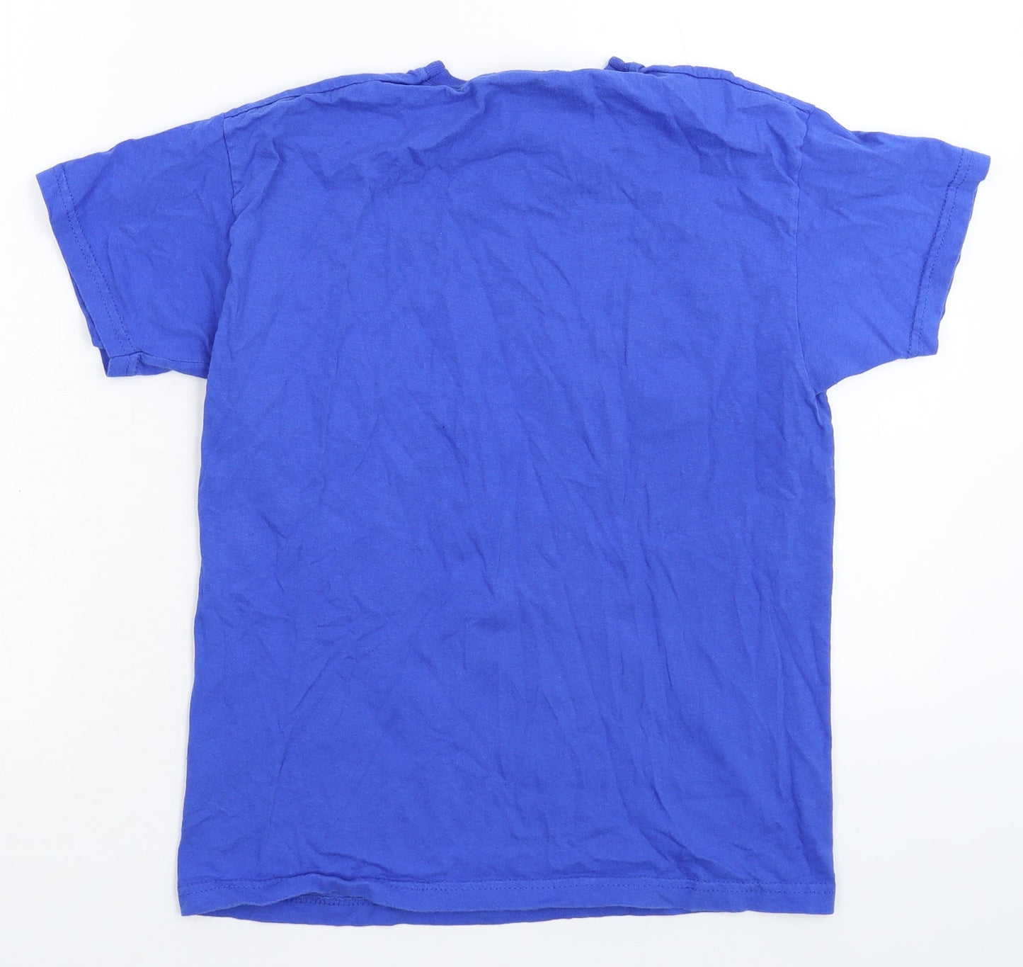 Preworn Boys Blue   Basic T-Shirt Size 10-11 Years