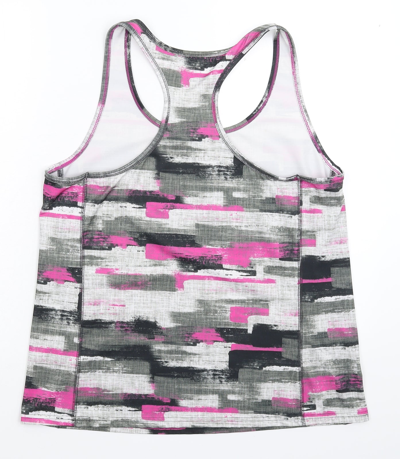 Papaya Womens Multicoloured Geometric  Jersey Tank Size L