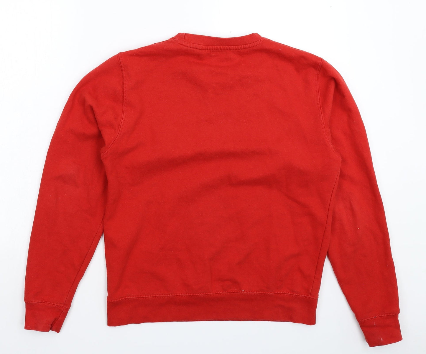 Mommamakes Mens Red   Pullover Sweatshirt Size L