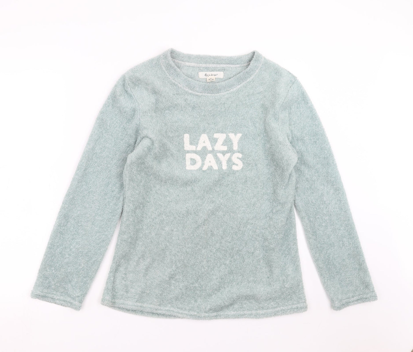 Primark Womens Green Solid  Top Pyjama Top Size XS  - lazy days