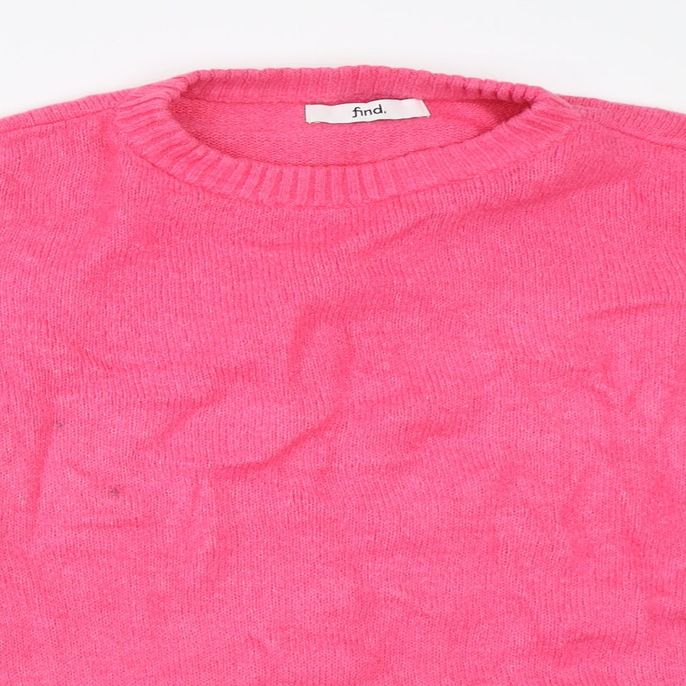 Find Womens Pink   Pullover Jumper Size L