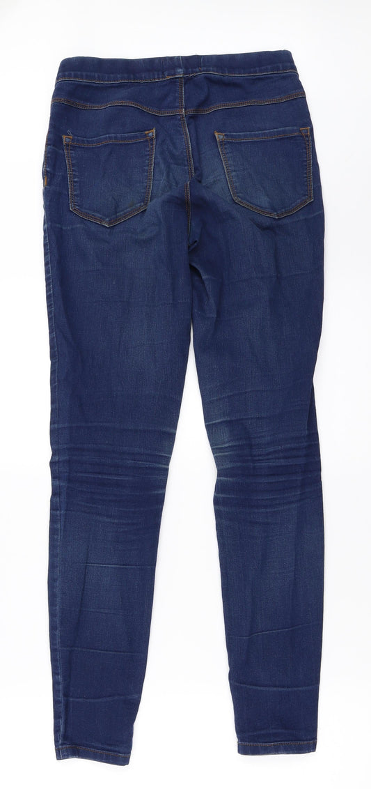 George Womens Blue  Denim Jegging Jeans Size 8 L29 in