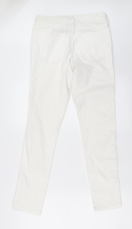 H&M Womens White   Skinny Jeans Size 29 in L28.5 in