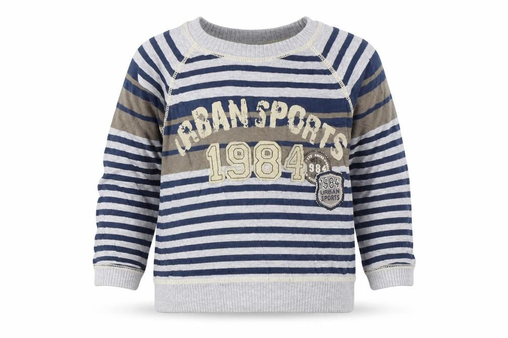 Matalan Boys Grey Striped  Pullover Jumper Size 2-3 Years