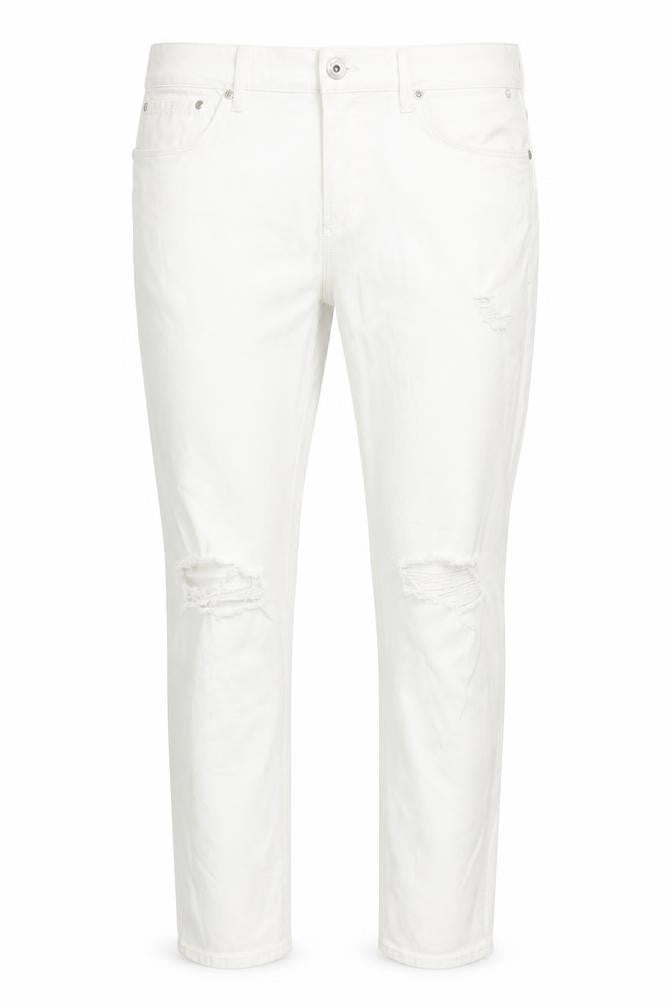 River Island Womens White  Denim Skinny Jeans Size 32 L29 in